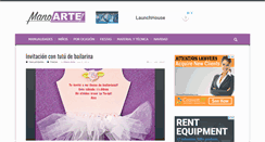 Desktop Screenshot of manoarte.com